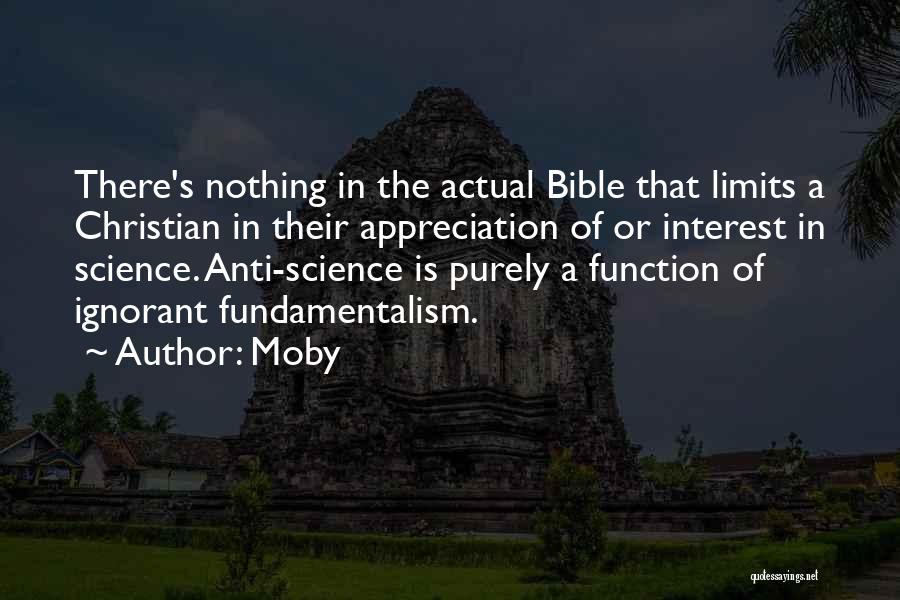 Best Anti Bible Quotes By Moby