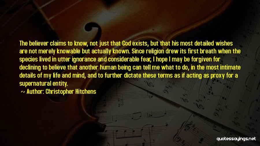 Best Anti God Quotes By Christopher Hitchens