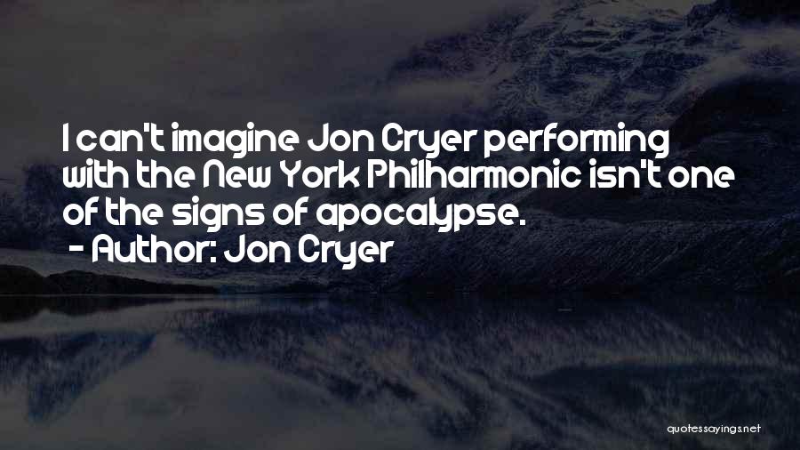Best Apocalypse Quotes By Jon Cryer