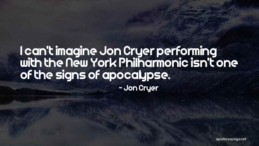 Best Apocalypse Quotes By Jon Cryer