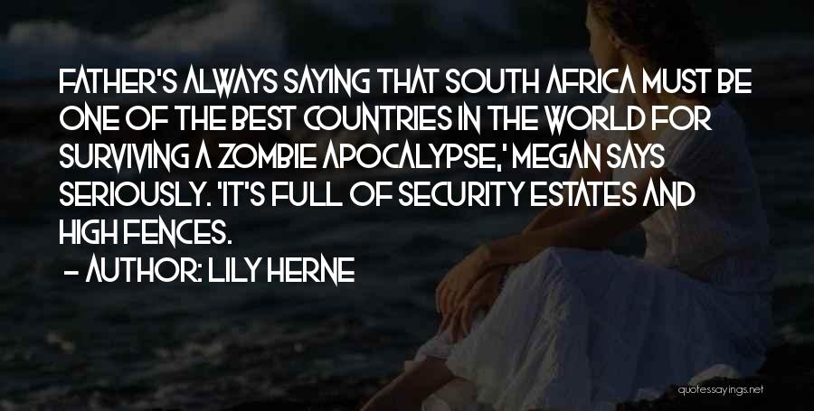 Best Apocalypse Quotes By Lily Herne