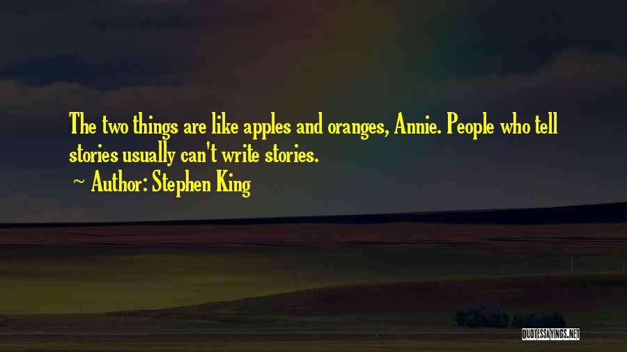 Best Apples Quotes By Stephen King