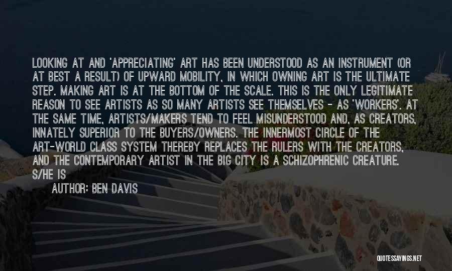 Best Art Artist Quotes By Ben Davis