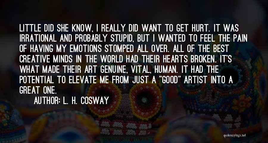Best Art Artist Quotes By L. H. Cosway