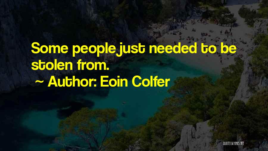 Best Artemis Fowl Quotes By Eoin Colfer