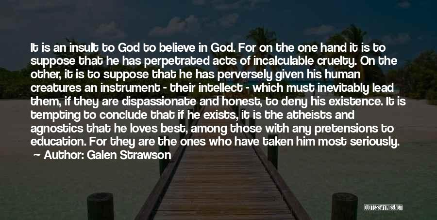 Best Atheist Quotes By Galen Strawson