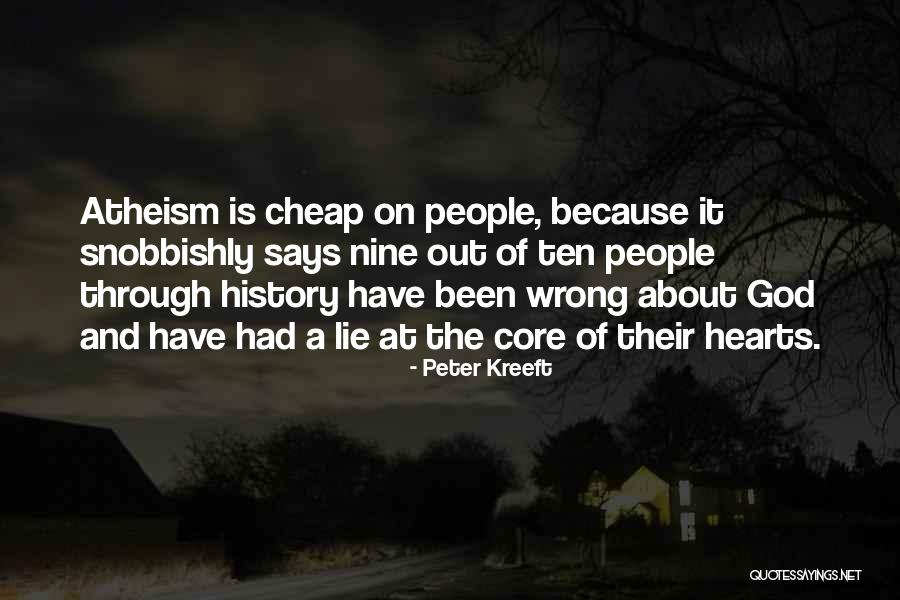 Best Atheist Quotes By Peter Kreeft