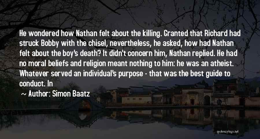Best Atheist Quotes By Simon Baatz