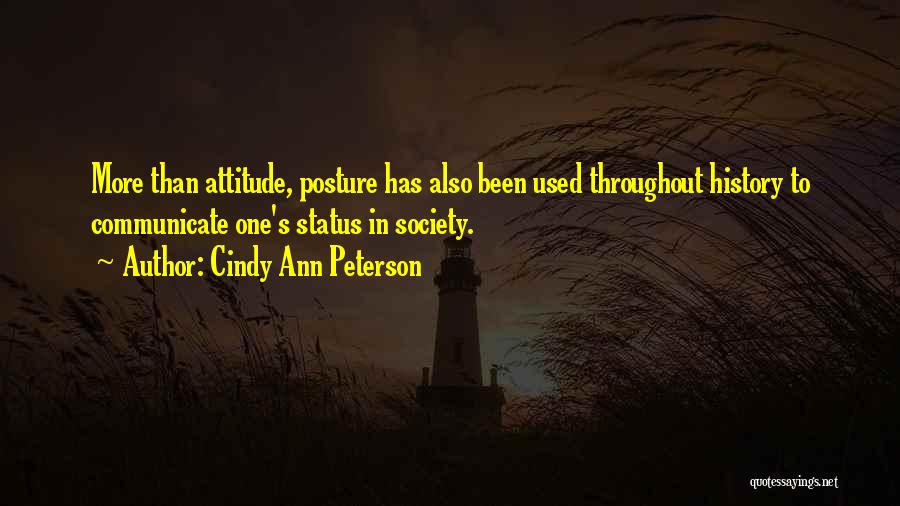 Best Attitude Status And Quotes By Cindy Ann Peterson