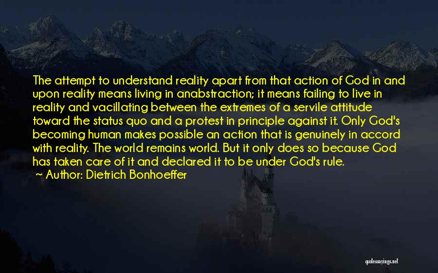 Best Attitude Status And Quotes By Dietrich Bonhoeffer