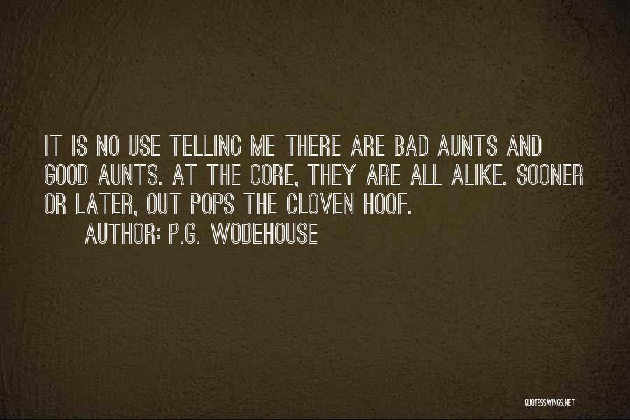 Best Aunts Quotes By P.G. Wodehouse