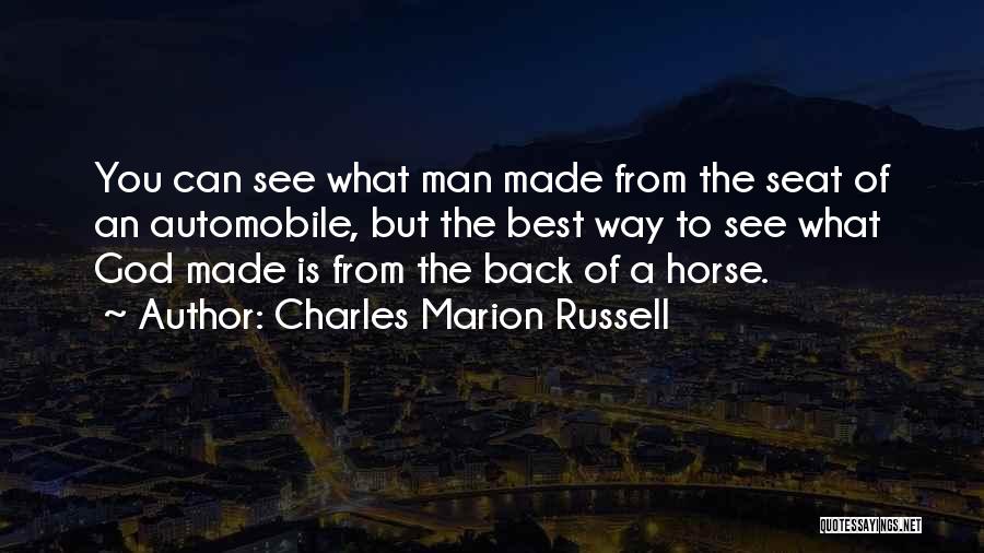 Best Automobile Quotes By Charles Marion Russell