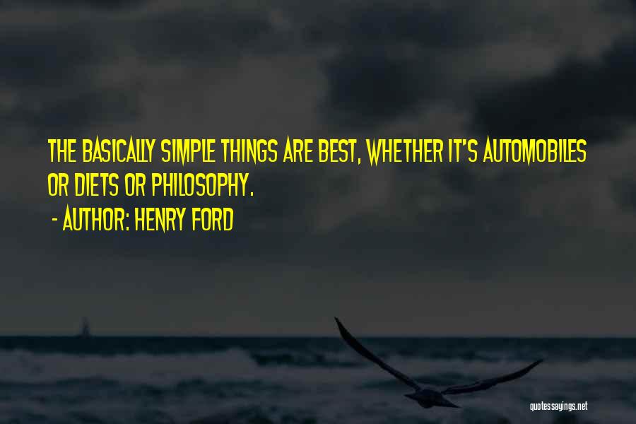 Best Automobile Quotes By Henry Ford