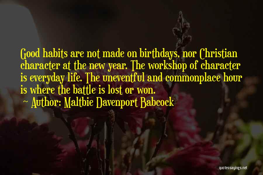 Best Babcock Quotes By Maltbie Davenport Babcock