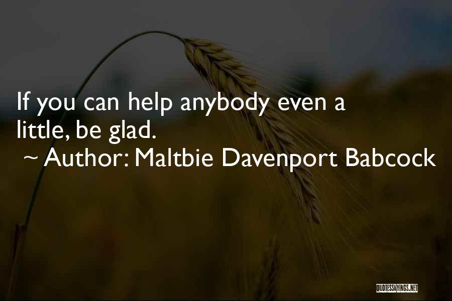 Best Babcock Quotes By Maltbie Davenport Babcock