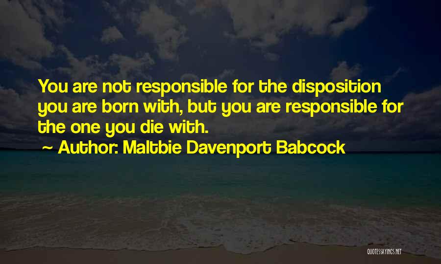 Best Babcock Quotes By Maltbie Davenport Babcock