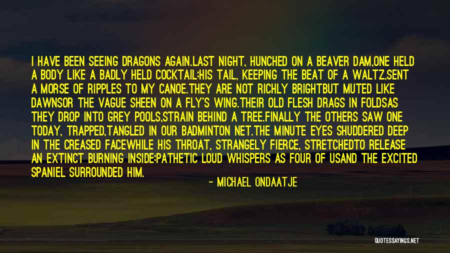 Best Badminton Quotes By Michael Ondaatje