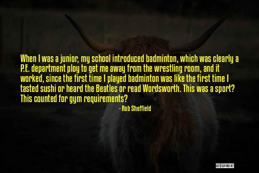 Best Badminton Quotes By Rob Sheffield Best Badminton Quotes By Rob Sheffield