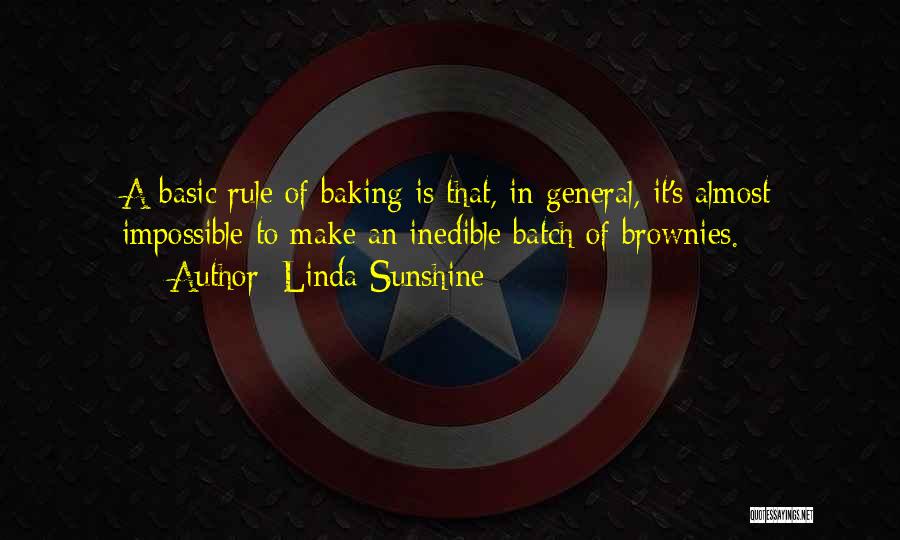 Best Baking Quotes By Linda Sunshine