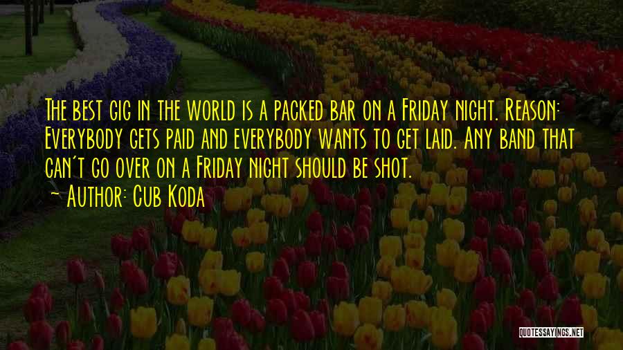 Best Bar Quotes By Cub Koda