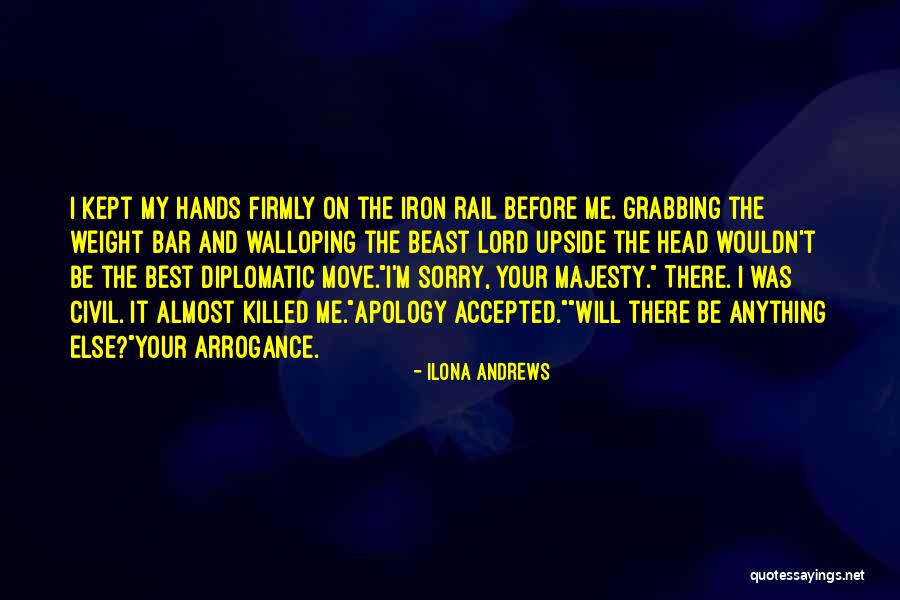 Best Bar Quotes By Ilona Andrews Best Bar Quotes By Ilona Andrews