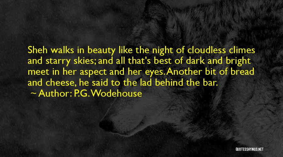 Best Bar Quotes By P.G. Wodehouse