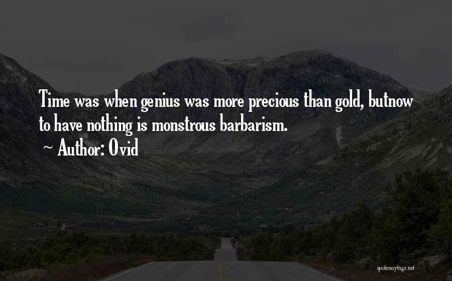 Best Barbarism Quotes By Ovid