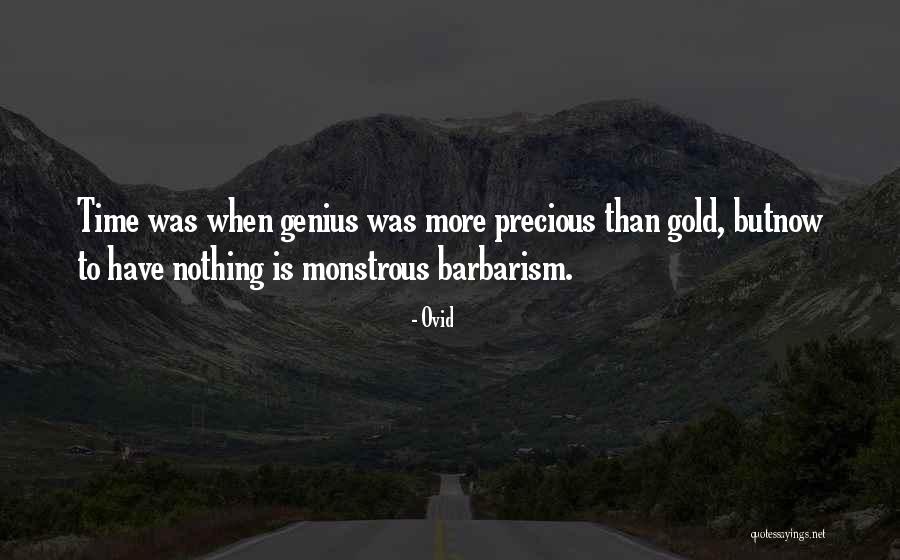 Best Barbarism Quotes By Ovid