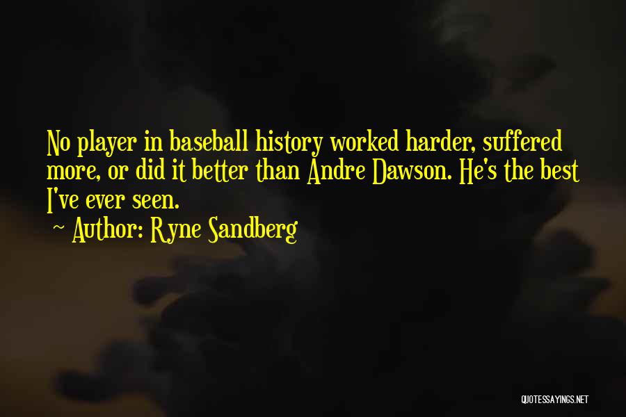 Best Baseball Player Quotes By Ryne Sandberg