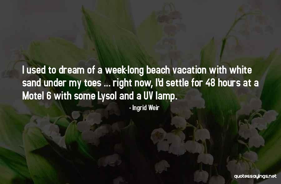 Best Beach Vacation Quotes By Ingrid Weir Best Beach Vacation Quotes By Ingrid Weir