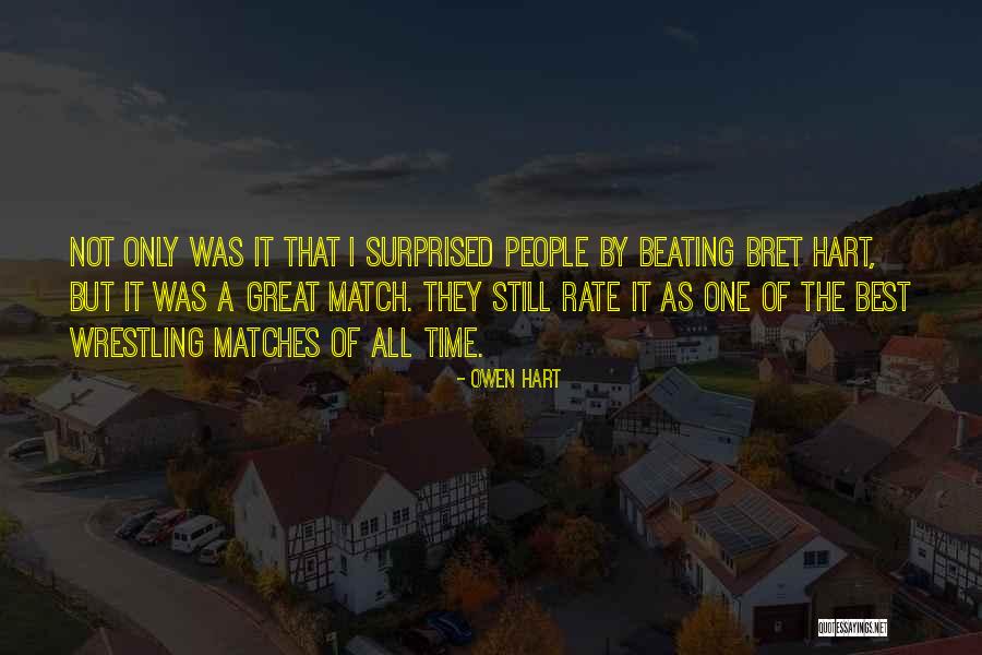 Best Beating Quotes By Owen Hart Best Beating Quotes By Owen Hart