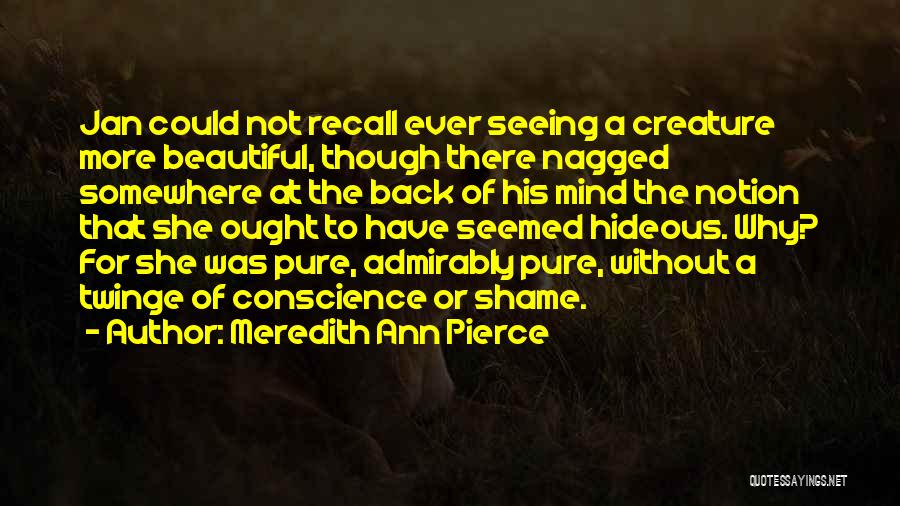 Best Beautiful Mind Quotes By Meredith Ann Pierce