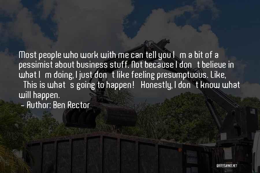 Best Ben Rector Quotes By Ben Rector
