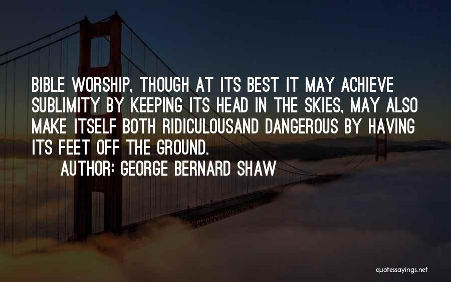 Best Bible Quotes By George Bernard Shaw