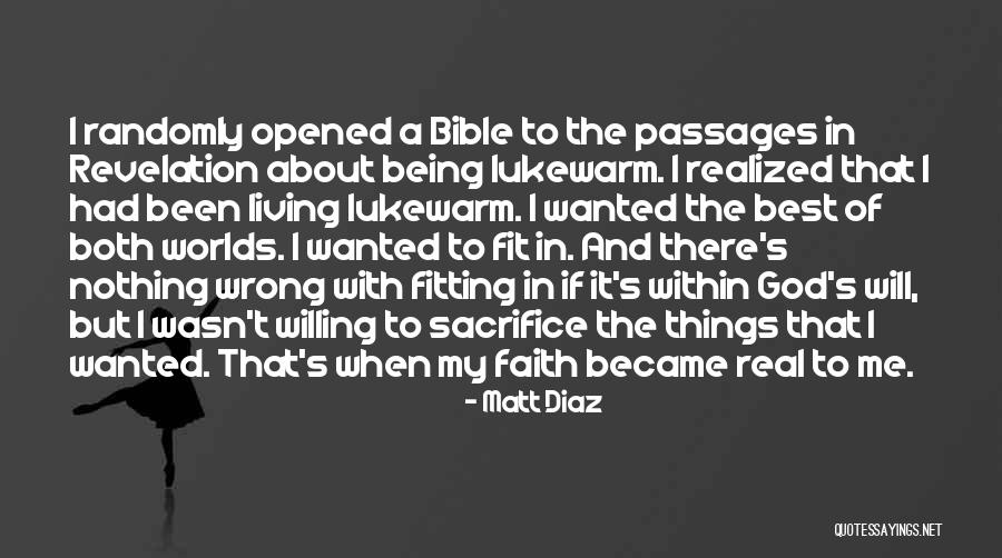 Best Bible Quotes By Matt Diaz