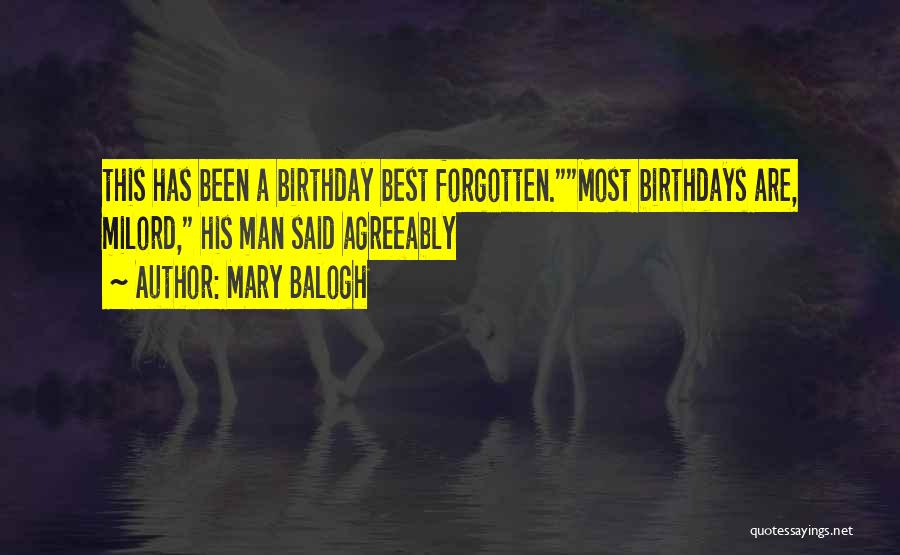Best Birthday Quotes By Mary Balogh