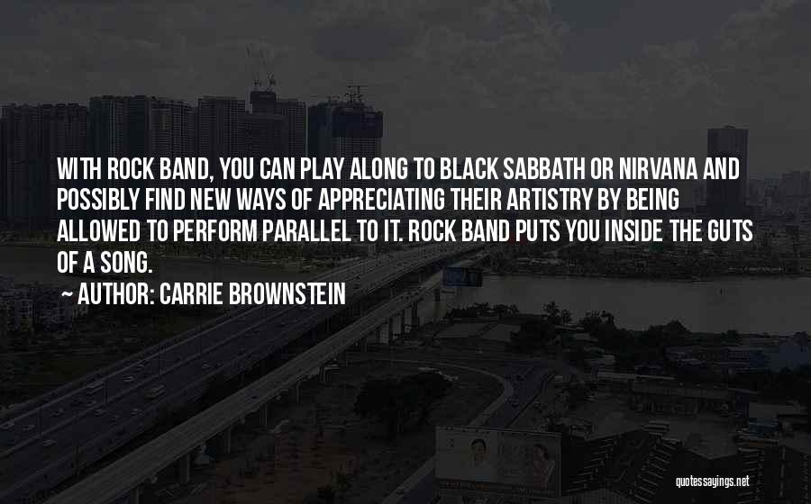 Best Black Sabbath Song Quotes By Carrie Brownstein