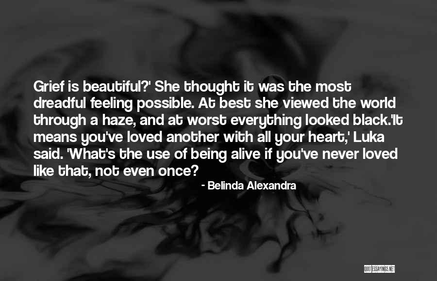 Best Black Thought Quotes By Belinda Alexandra