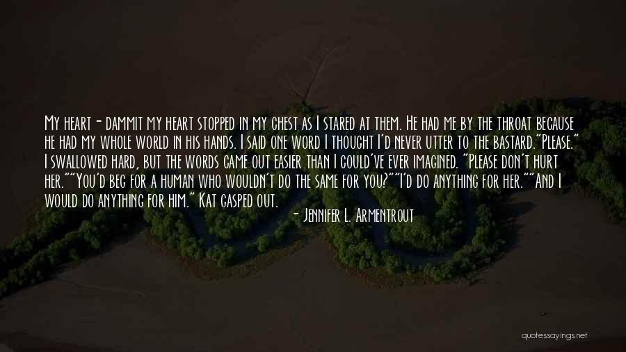 Best Black Thought Quotes By Jennifer L. Armentrout