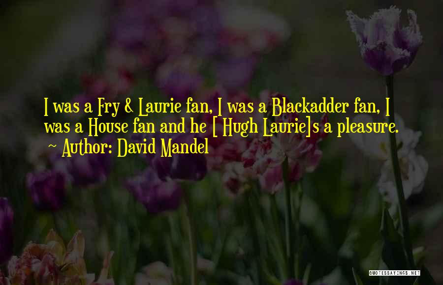 Best Blackadder The Third Quotes By David Mandel
