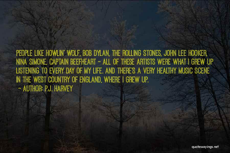 Best Bob Dylan Music Quotes By P.J. Harvey