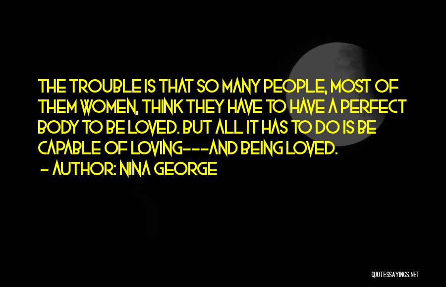 Best Body Image Quotes By Nina George