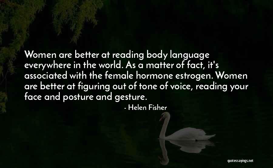 Best Body Language Quotes By Helen Fisher