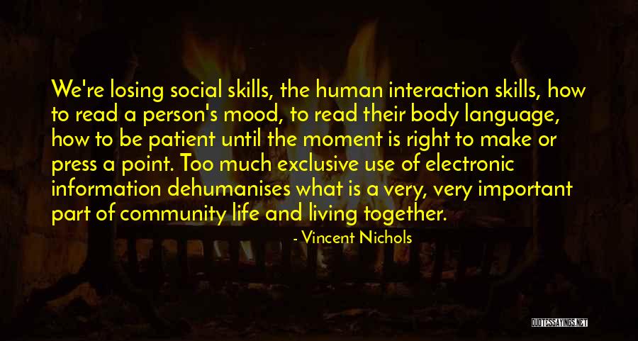 Best Body Language Quotes By Vincent Nichols Best Body Language Quotes By Vincent Nichols