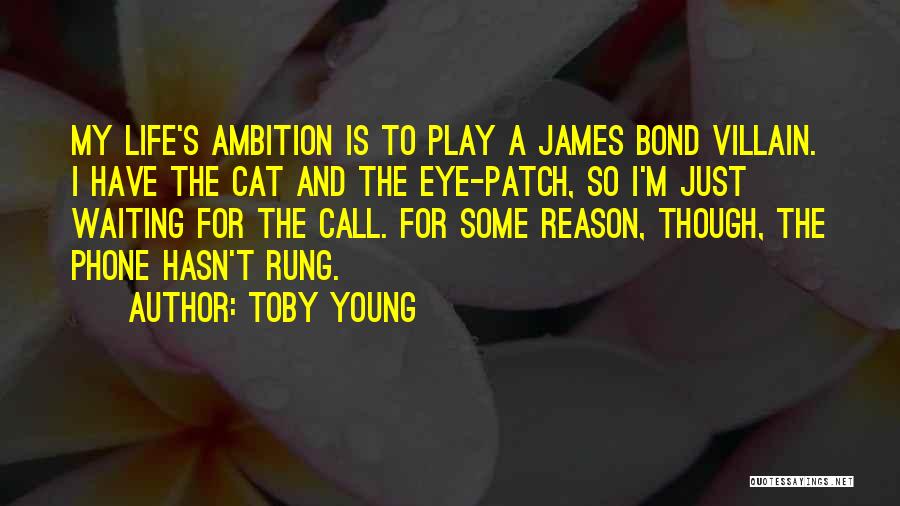 Best Bond Villain Quotes By Toby Young