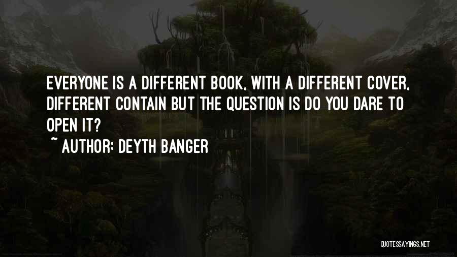 Best Book Cover Quotes By Deyth Banger