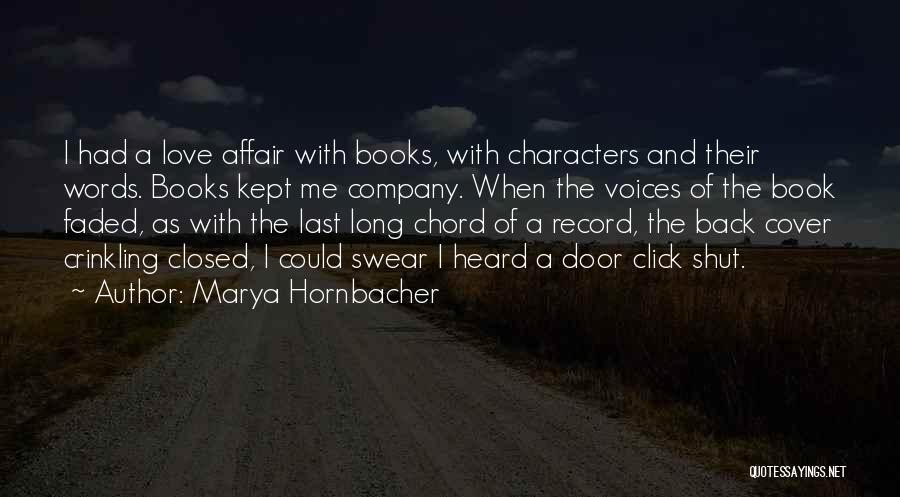 Best Book Cover Quotes By Marya Hornbacher