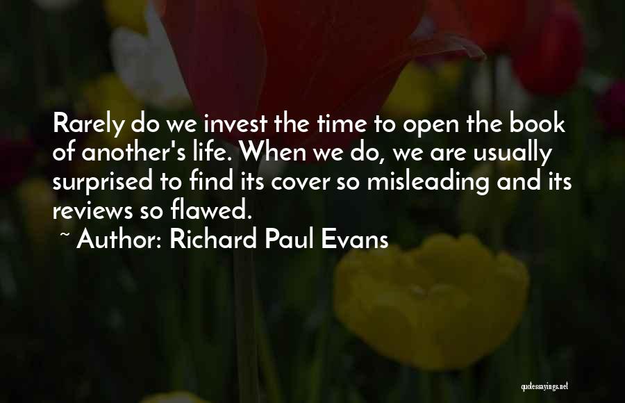 Best Book Cover Quotes By Richard Paul Evans