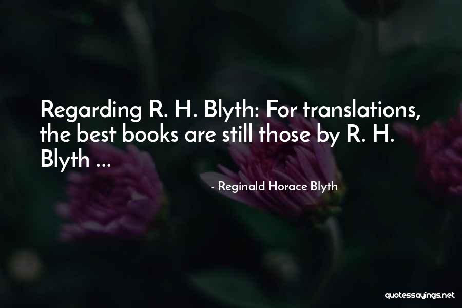 Best Book For Quotes By Reginald Horace Blyth