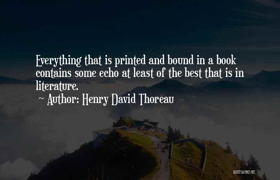 Best Book Quotes By Henry David Thoreau